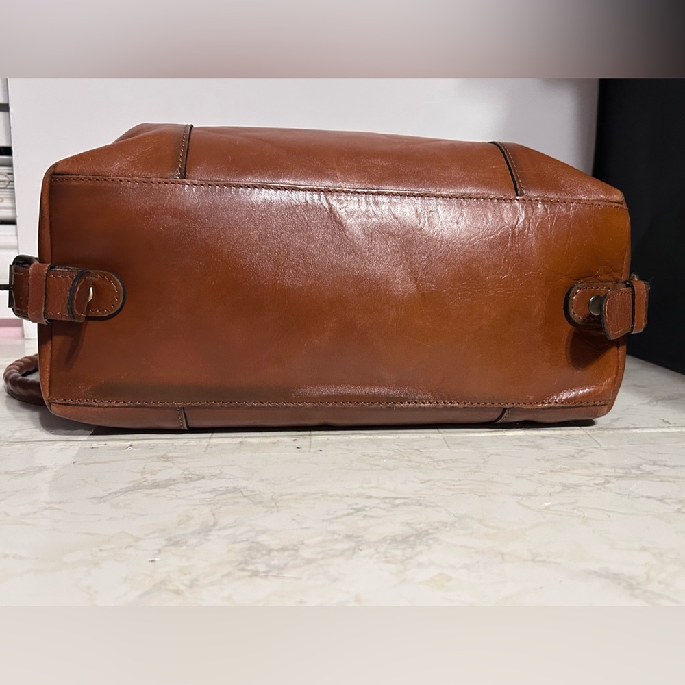 Patricia Nash Kavala Heritage Satchel Handbag in Cognac - Picture 9 of 16